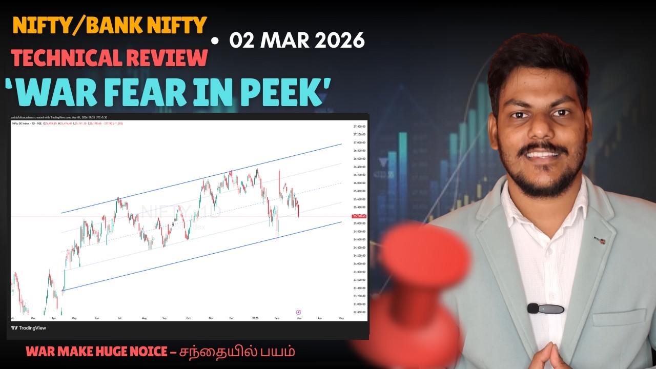 01 Mar 2026 Technical View Analysis I Nifty & BN I Tamil I Prabha Paddy