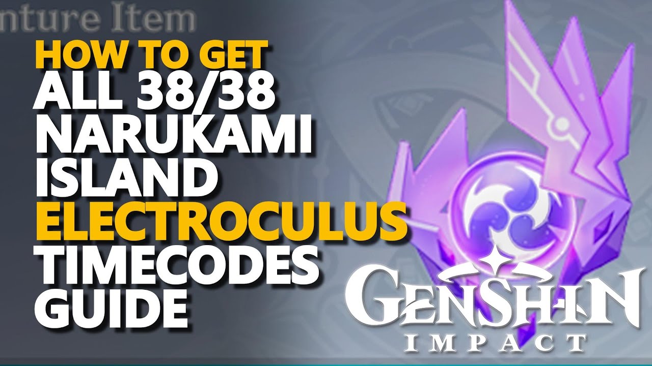 All Narukami Island Electroculus Genshin Impact