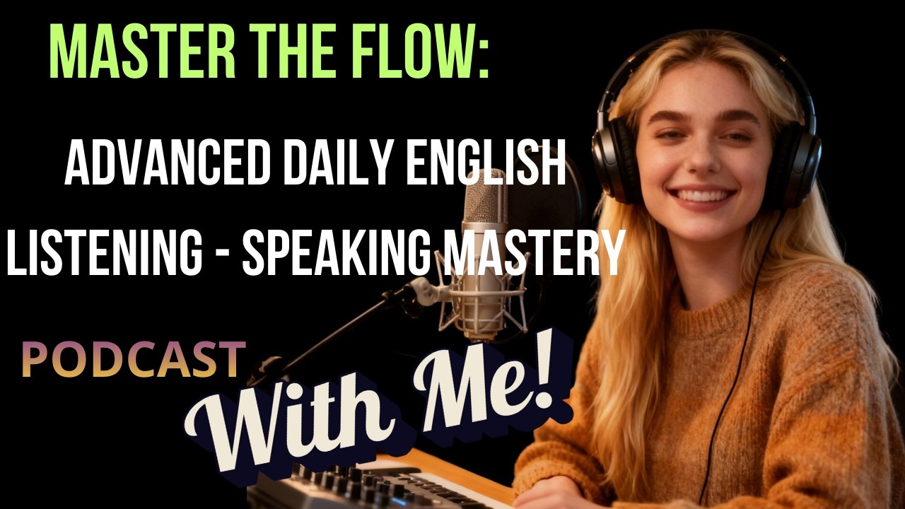 Master the Flow: Advanced Daily English Listening & Speaking Mastery Podcast