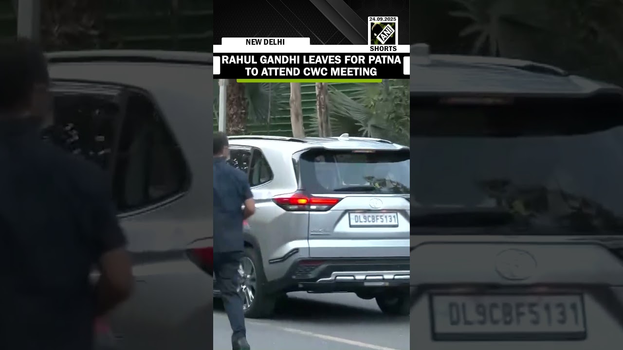 Lok Sabha LoP Rahul Gandhi leaves for Bihar&rsquo;s Patna to attend Congress Working Committee Meeting