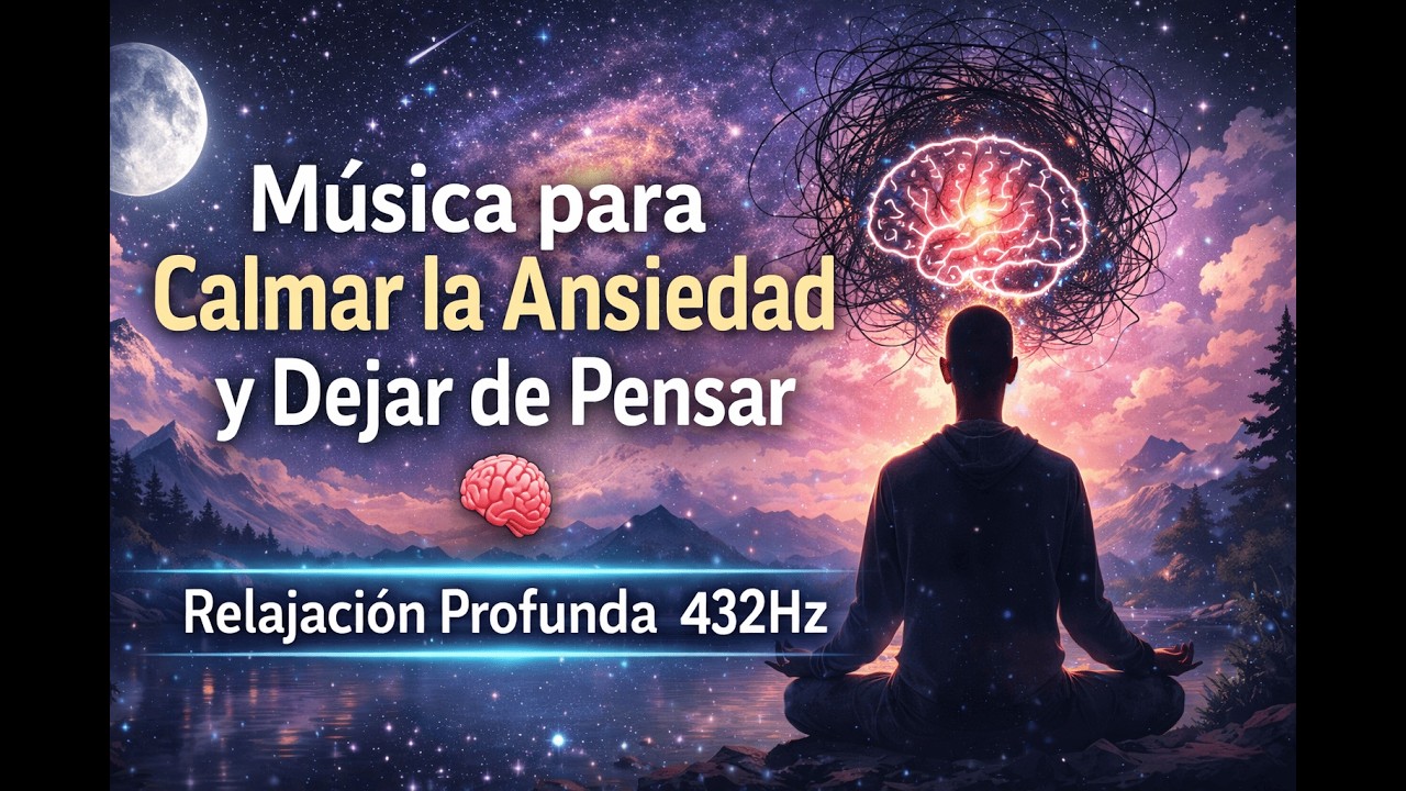 Música para Calmar la Ansiedad y Dejar de Pensar 🧠 Relajación Profunda 432Hz