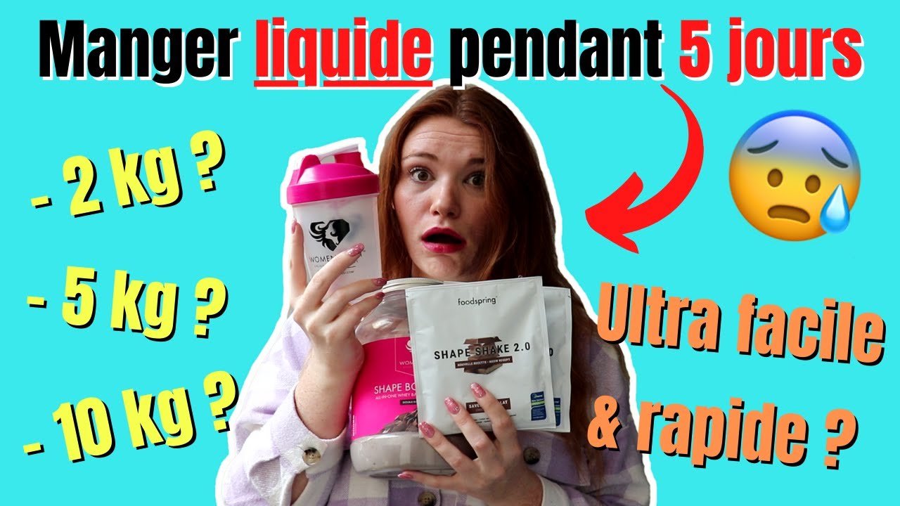 R&eacute;gime liquide prot&eacute;in&eacute; | COMMENT MAIGRIR - PERDRE DU POIDS RAPIDEMENT ET FACILEMENT  ? 🤔