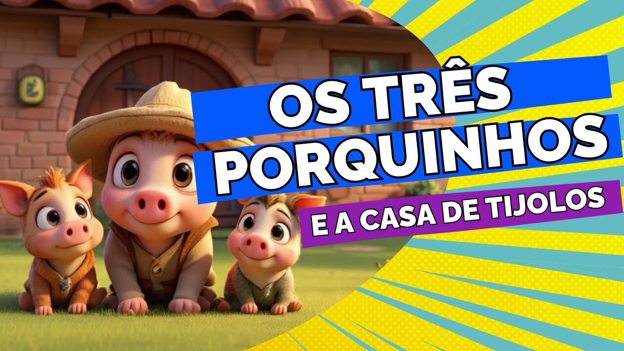 OS TRÊS PORQUINHOS E A CASA DE TIJOLOS