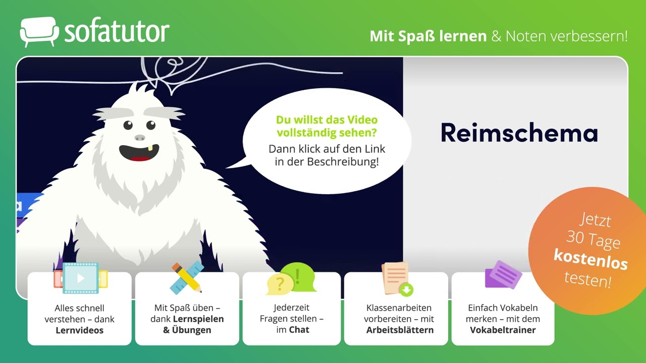 Gedichte: Formale Merkmale und sprachliche Mittel einfach erklärt – Deutsch 7. & 8. Klasse