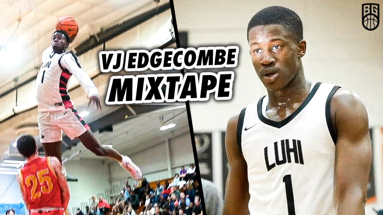 VJ Edgecombe IS DIFFERENT! Senior Mixtape & Triple Double on Senior Night Film