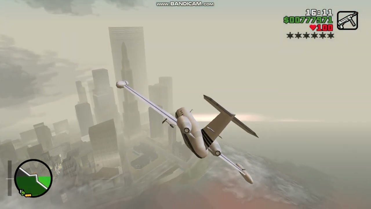 Flying plane Liberty city