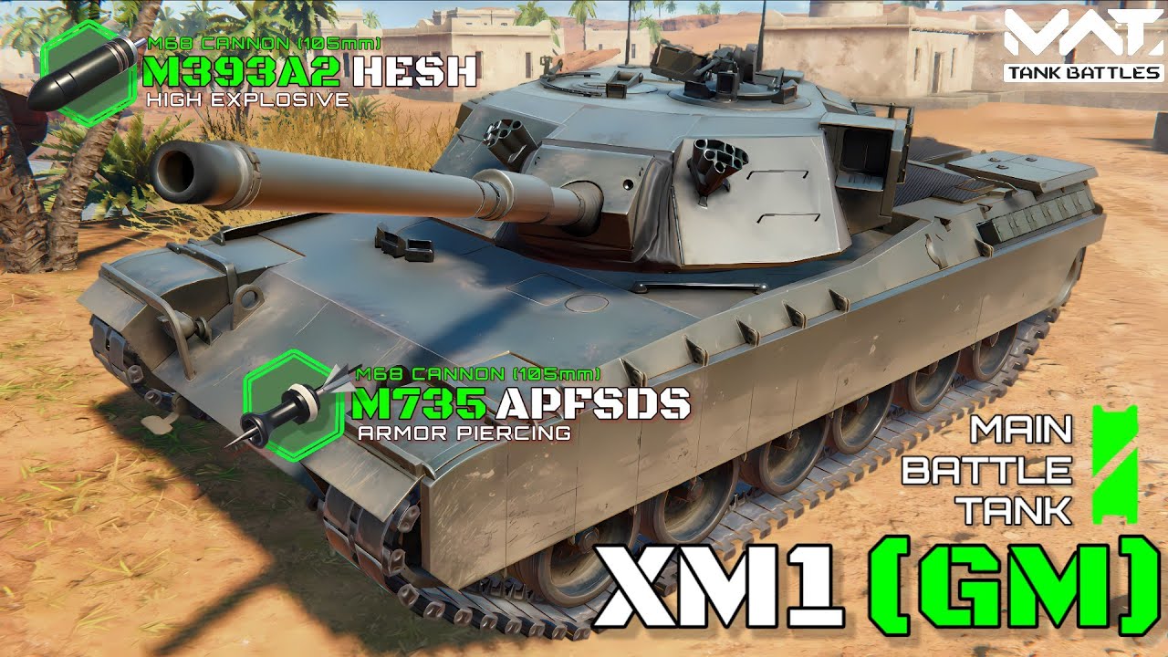 XM1 (GM) Main Battle Tank Gameplay! | MWT Tank Battles