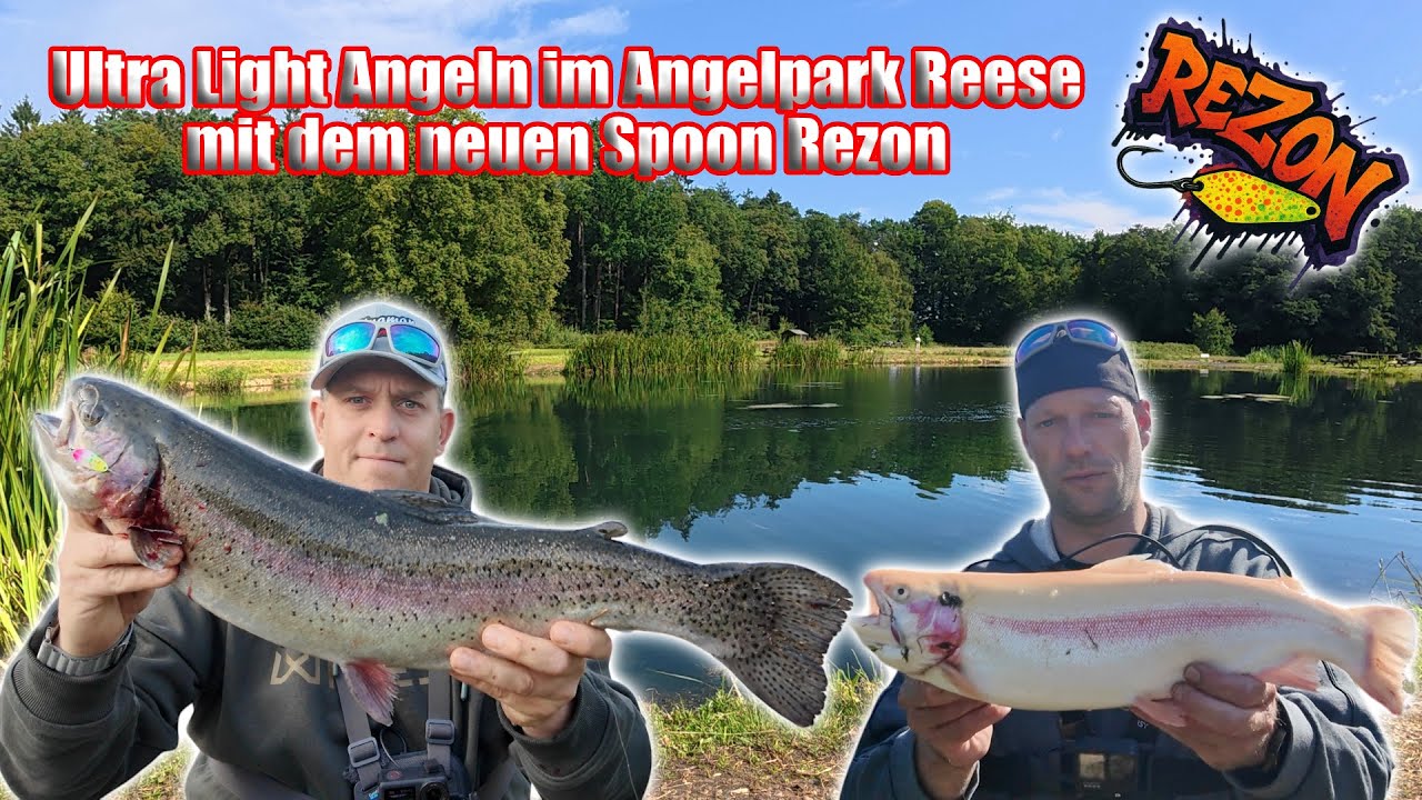 Ultra Light Angeln im Angelpark Reese mit dem Rozon Spoon #troutfishing #trout #ultralightfishing