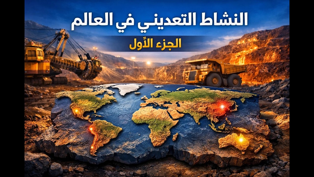 النشاط التعديني في العالم في 5 دقايق .. كيف تضمن الدرجة النهائية في الجغرافيا؟ | لصف الثالث الاعدادي