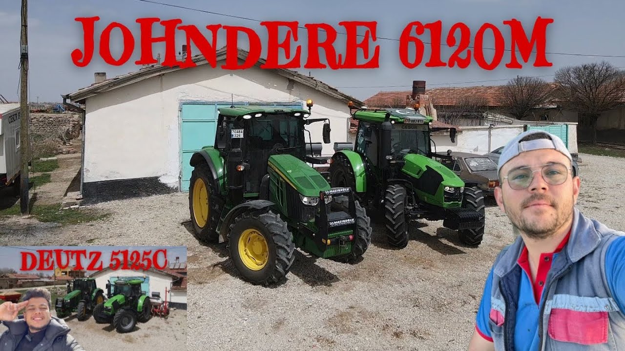 Jonhdeere 6120 M inceledik kanalımıza misafir geldi @omerozsahines 6000 aboneye &ouml;zel video