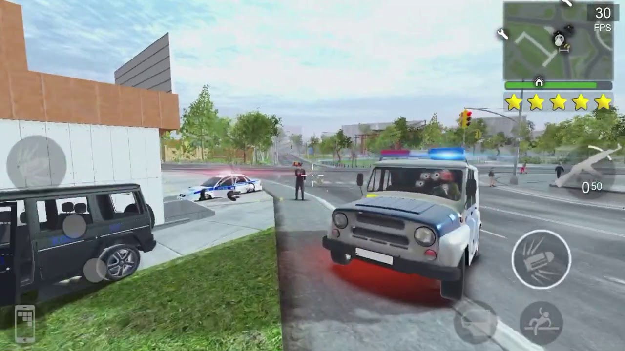 MadOut 2: Big City Online: Police Chase in First Person