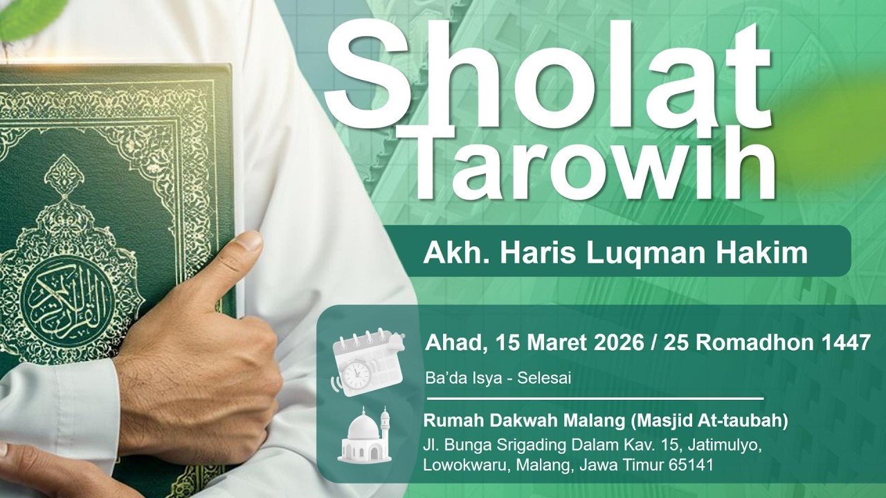 Shalat Tarawih 26 Ramadhan 1447 H