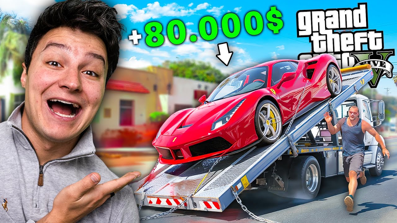 RIMOZIONE FORZATA DI SUPERCAR su GTA 5! 🚨🪝