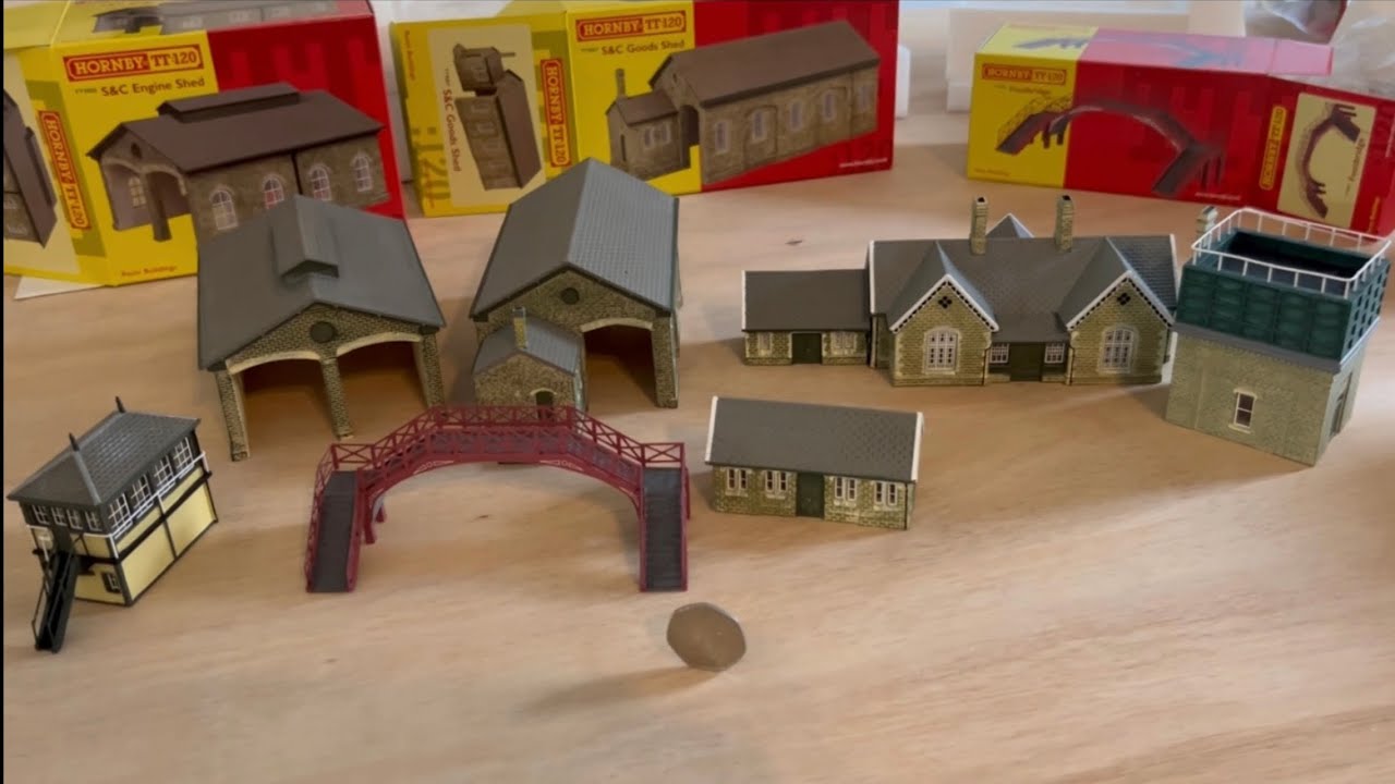 My look at TT:120 buildings from Hornby #tt120 #hornby #hornbyrailways #modelrailway #model