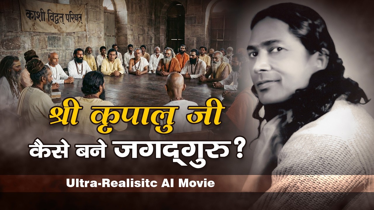 📖गाथा जगद्गुरु बनने की 🙏 | Jagadguruttam Diwas Special - Ultra Realistic #aimovie #AI