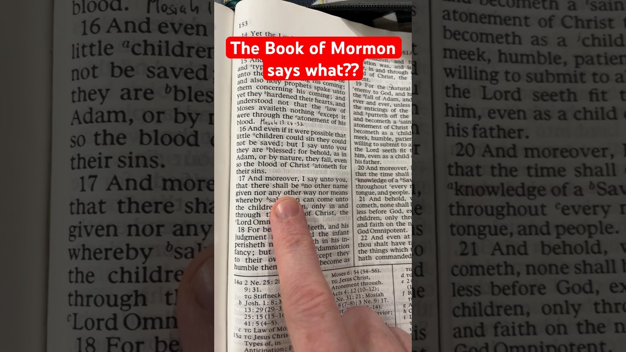 Что говорится в Книге Мормона?