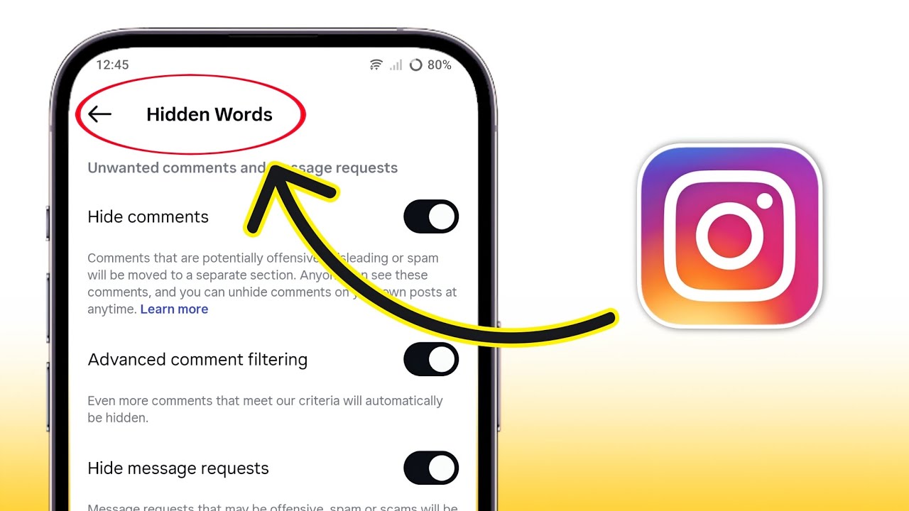 hidden words instagram settings | hidden words kya hai | instagram hidden words ka matlab kya hai