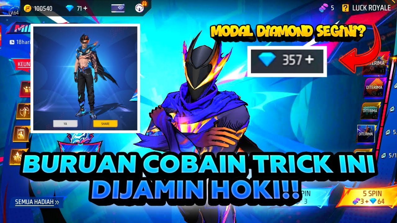 TRICK HOKI SPIN BUNDLE MIDNIGHT ACE BERMODALKAN DM SEDIKIT BISA DAPET??