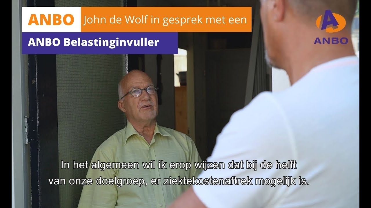 John de Wolf gaat in gesprek met belastinginvuller Pieter Schakel