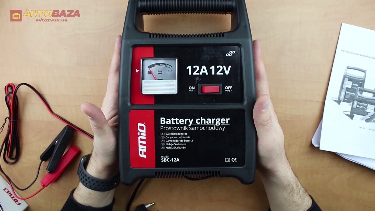 Зарядное устройство для аккумулятора AMIO SBC-12A (02089)
