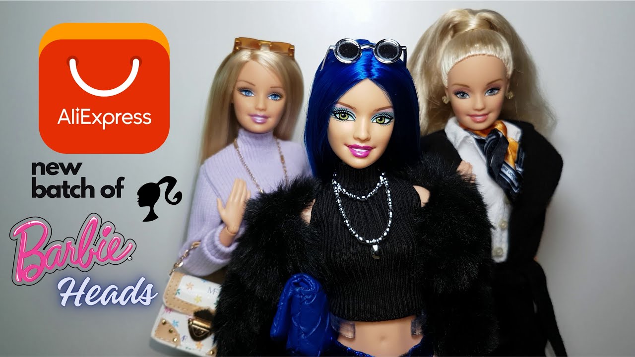 New Barbie Heads from Aliexpress - review, rebody and of course restyle for the new mtm girls!