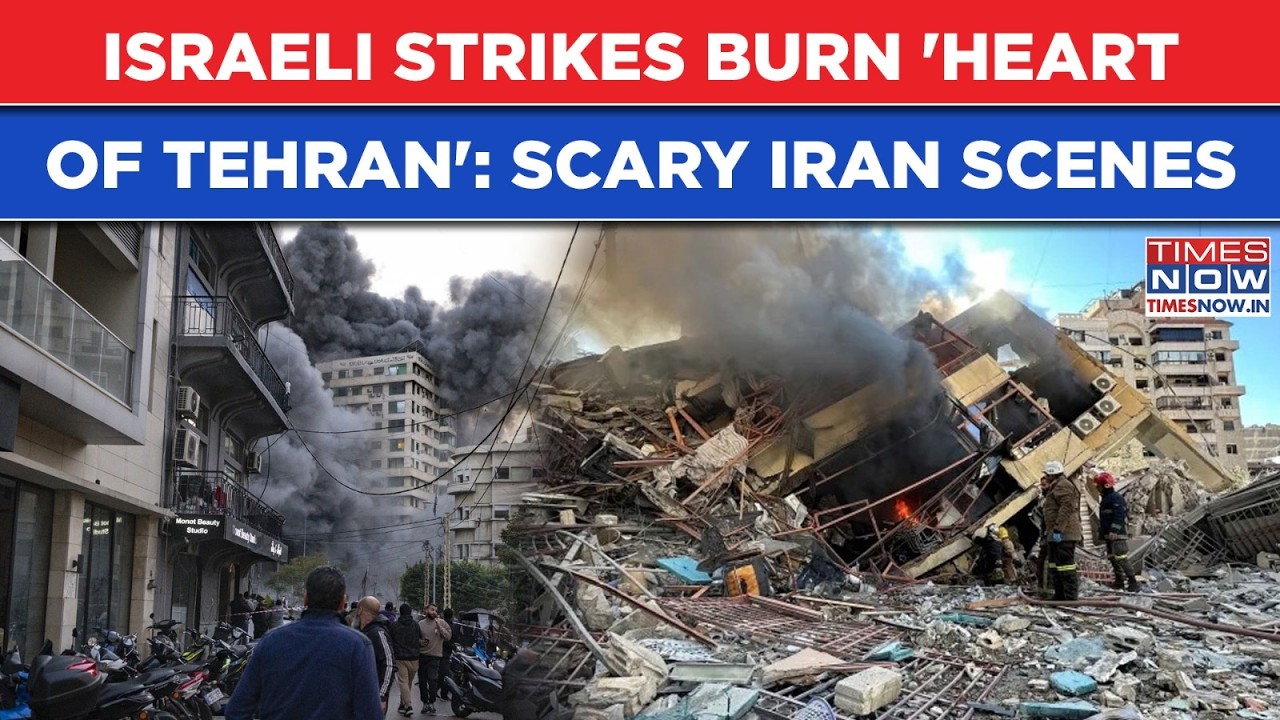Iran War: Israel's Fresh Strikes Burn 'Heart Of Tehran', Scary Scenes Out As US, IDF Attack Iran