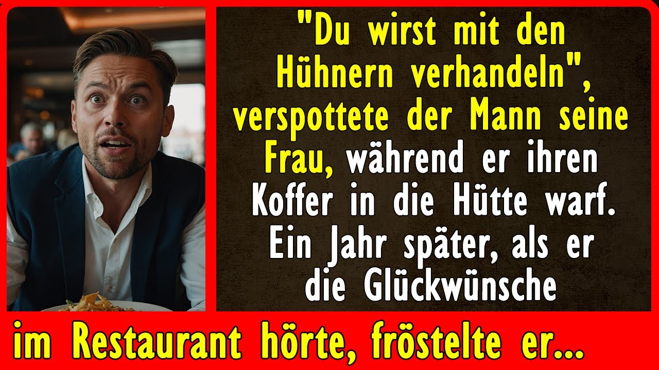 Der Mann hatte nicht erwartet, dass seine Ex-Frau so werden würde... Und als er sie sah...