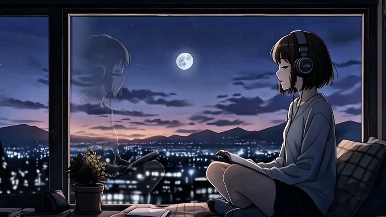 Moonlight Window 🌙 | Cozy Lofi Beats to Relax