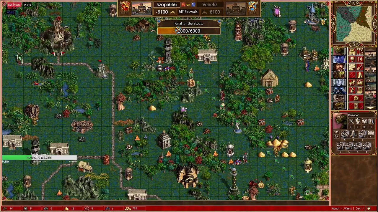 HEROES 3: Mistrzostwa Świata - Finał (DW) Szopa666 VS Venefiz