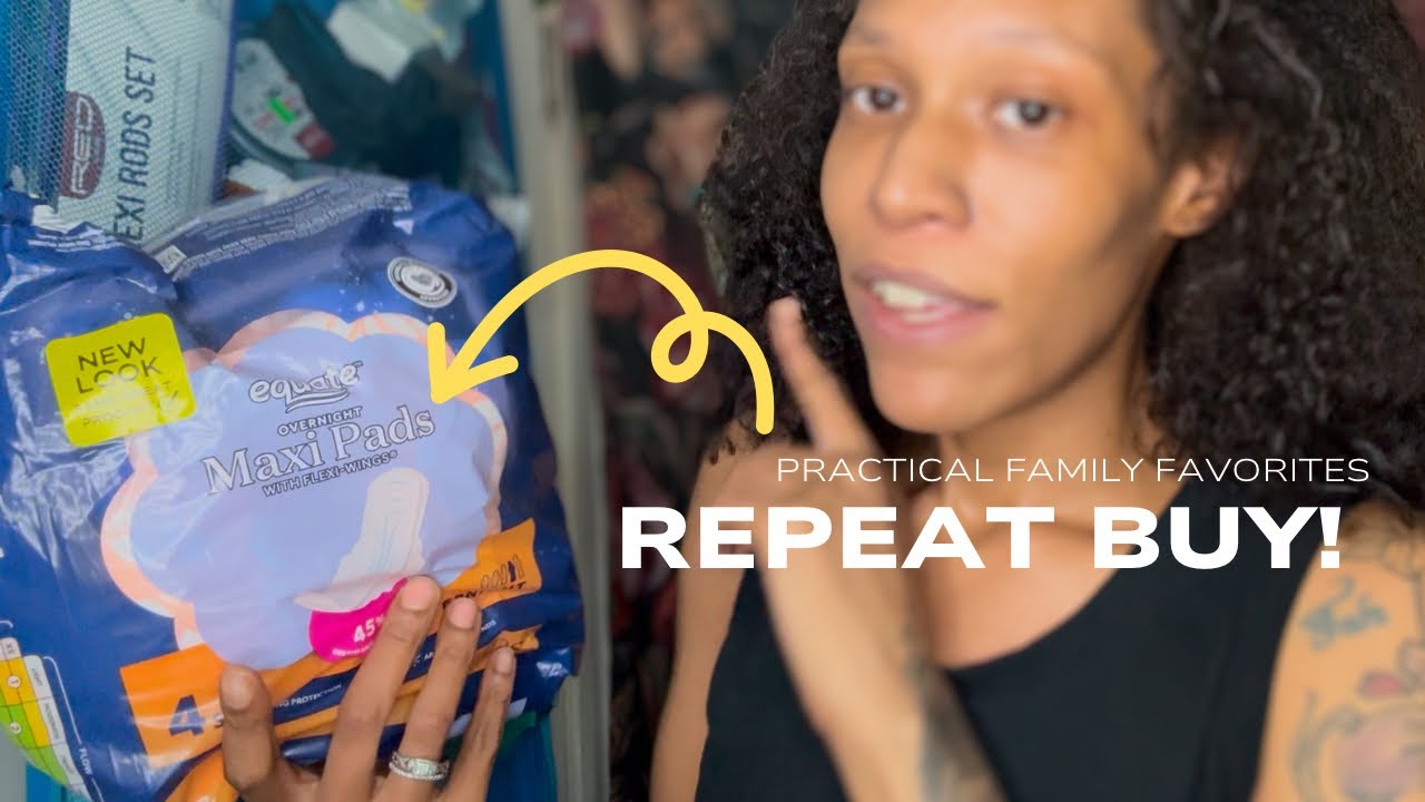 Heavy Flow Pads That Hold Up | Equate Maxi Pads Review (Under $5 at Walmart) | Shop with YouTube