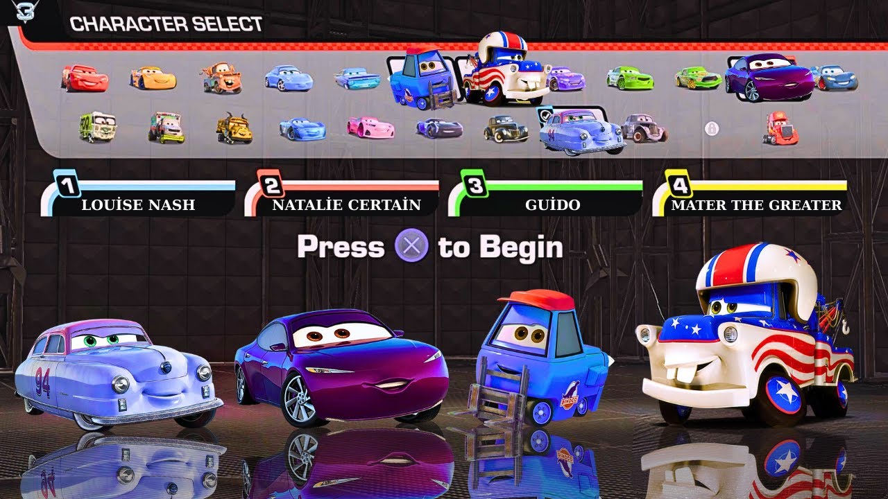 Cars 3: Driven to Win Battle race We open skills Split screen 4 player #cars3driventowin #cars3