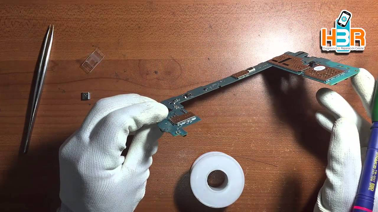 Galaxy Tab 4 SM-T530 Reemplazar puerto de carga / Replacing charging port