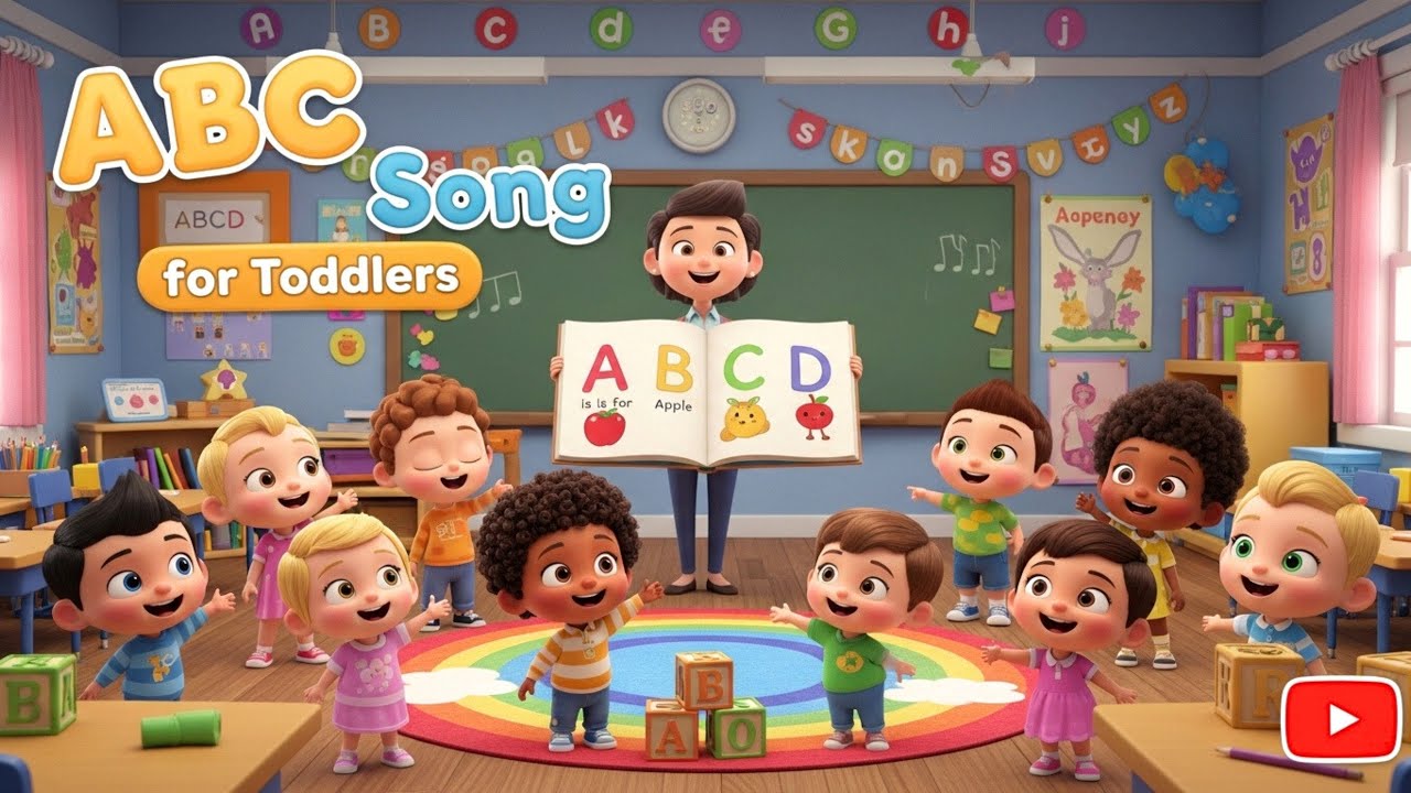 ABC Song for Kids 🎵 Learn Alphabet A to Z | Nursery Rhymes & Baby Songs (3D Cartoon)