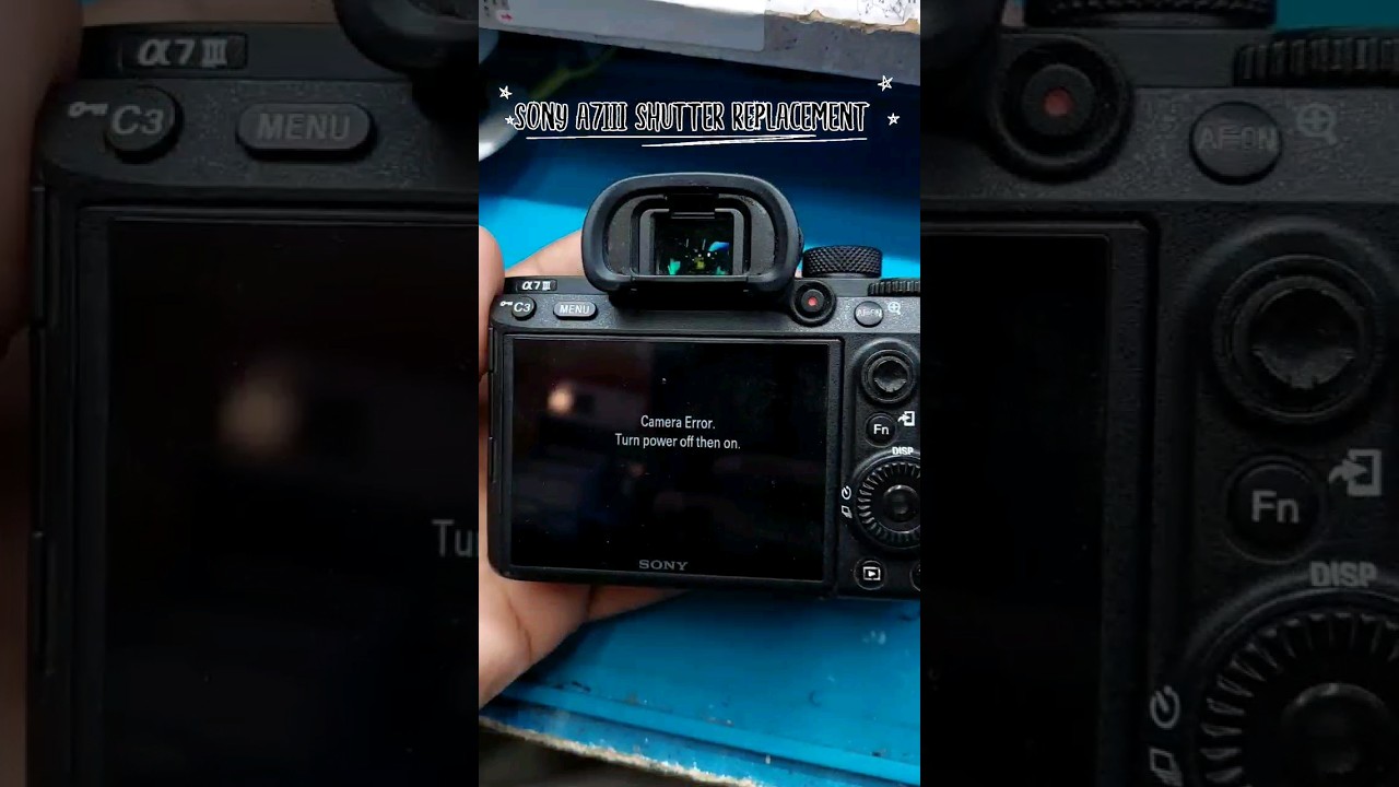 SONY A7III CAMERA ERROR TURN POWER OFF THEN ON || ADNAN CAMERA INFO  