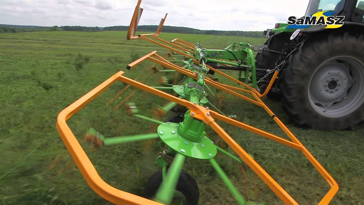 Przetrząsacz karuzelowy SaMASZ P6 – 650 / SaMASZ rotary tedder P6-650
