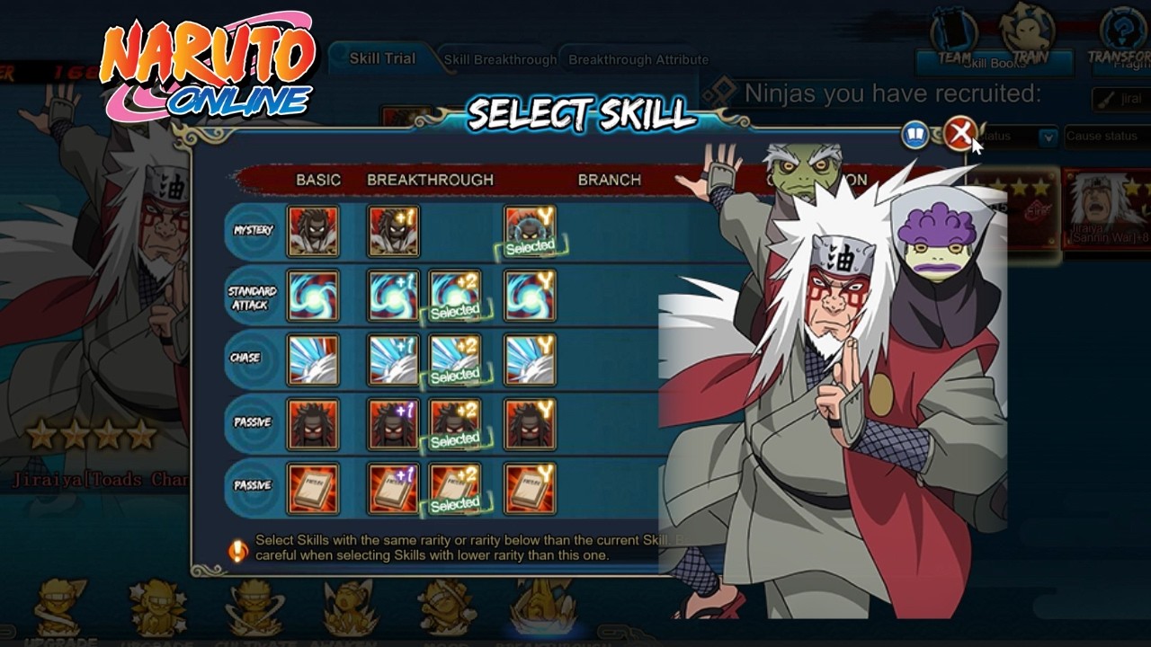 Naruto Online - FIRST GAMEPLAY *NEW* BREAKTHROUGH Jiraiya [Toad Chant]