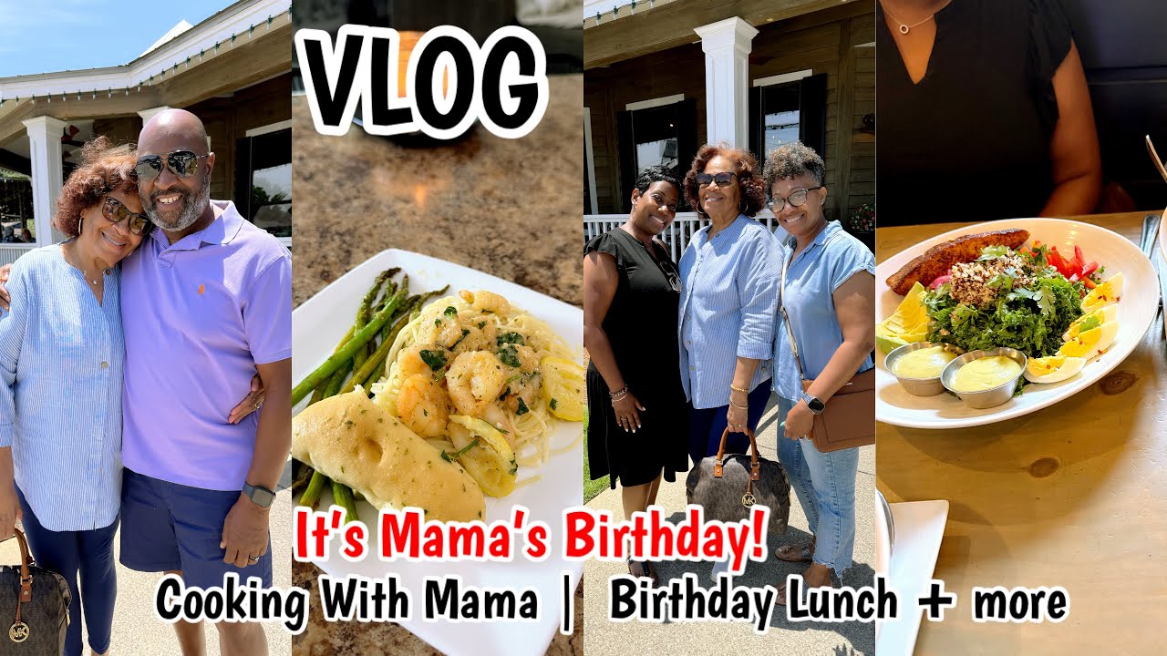 VLOG | COOKING WITH MAMA | BIRTHDAY LUNCH + MORE | SPENDING TIME WITH FAMILY
