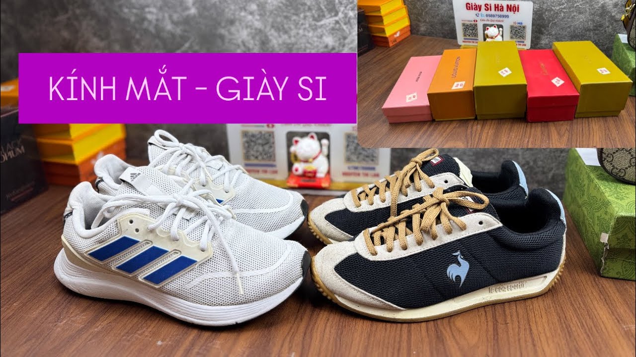17/3 : siêu phẩm kính mắt - giày si thể thao Á Âu #giay2hand - LH 0589750999