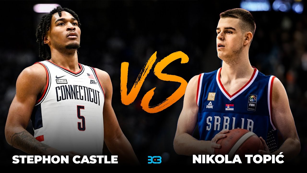 Stephon Castle vs. Nikola Topic, who's the better point guard prospect? | 2024 NBA Draft