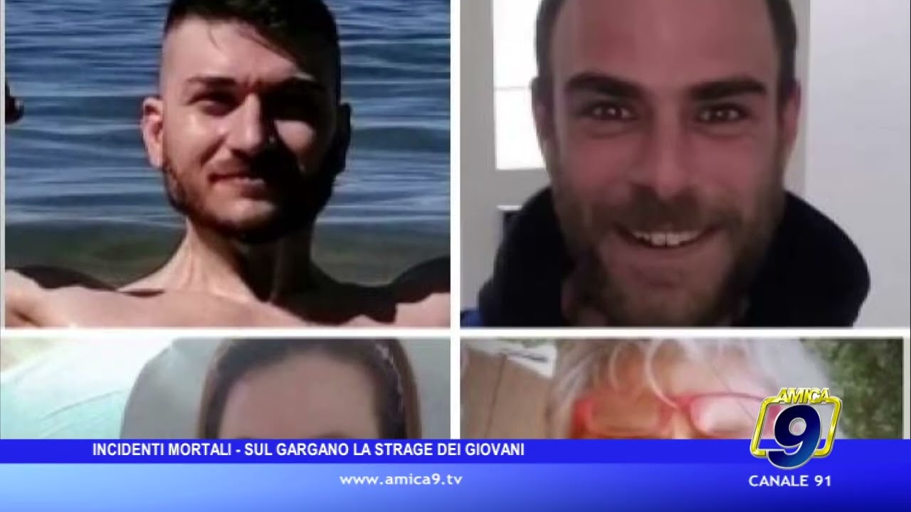 Incidenti mortali - Sul Gargano la strage dei giovani