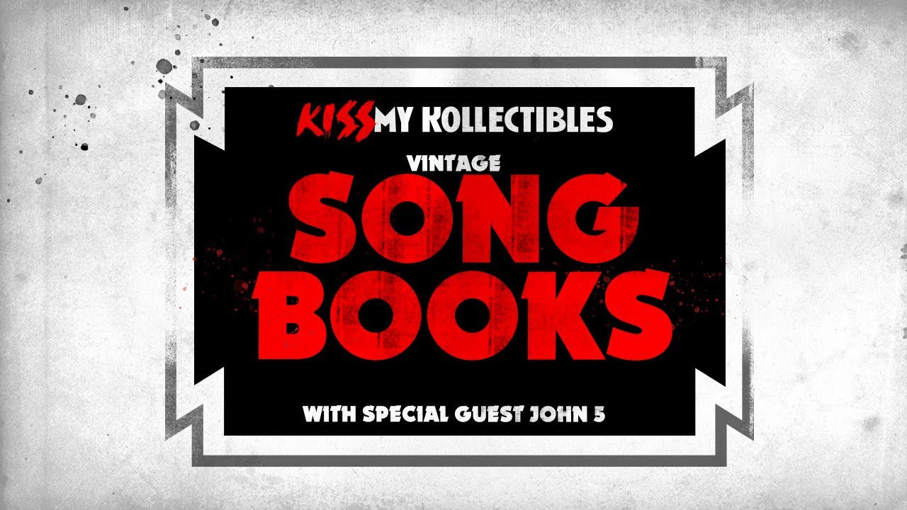 Vintage KISS Songbooks & Sheet Music with John 5