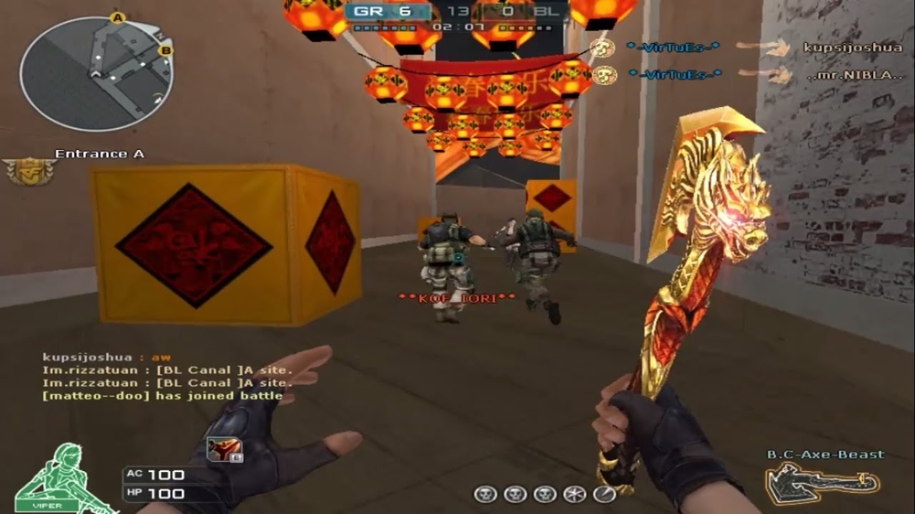 CrossFire -  BC Axe Beast & Kukri Beast | Destruction Mode (Knife only) | Gameplay # 2