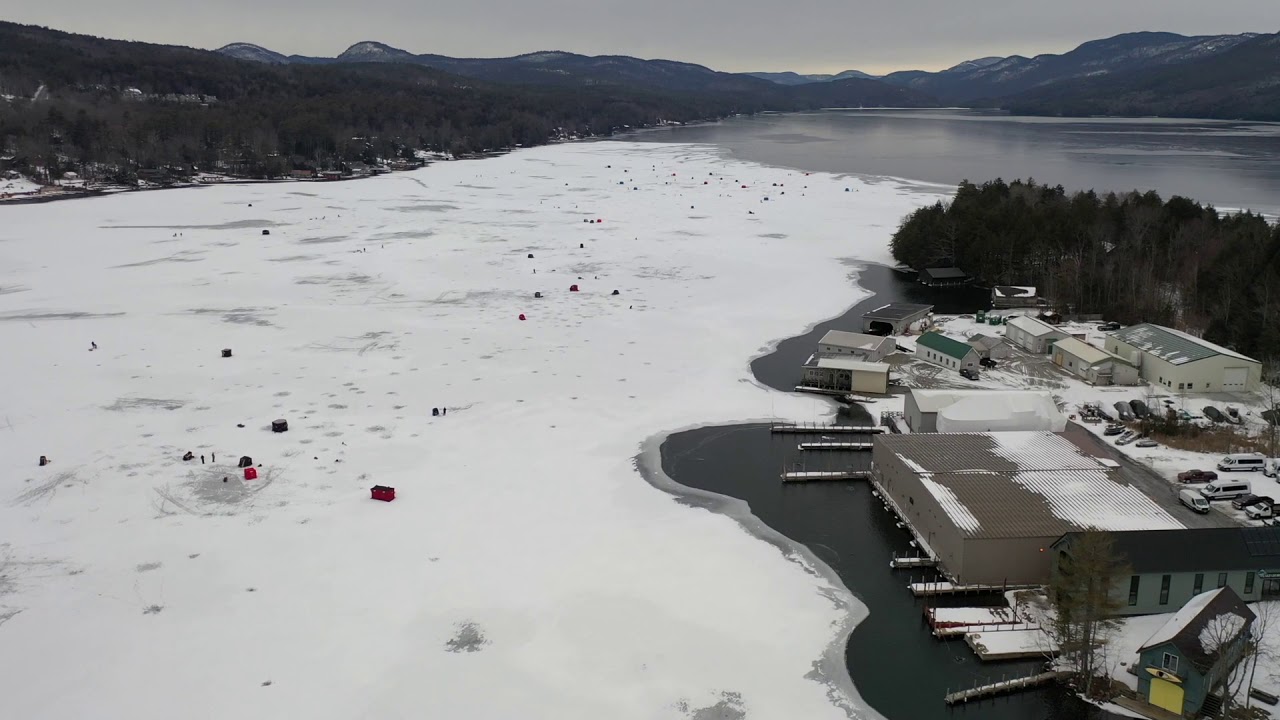 Lake George - Ice Fishing in Bolton Landing