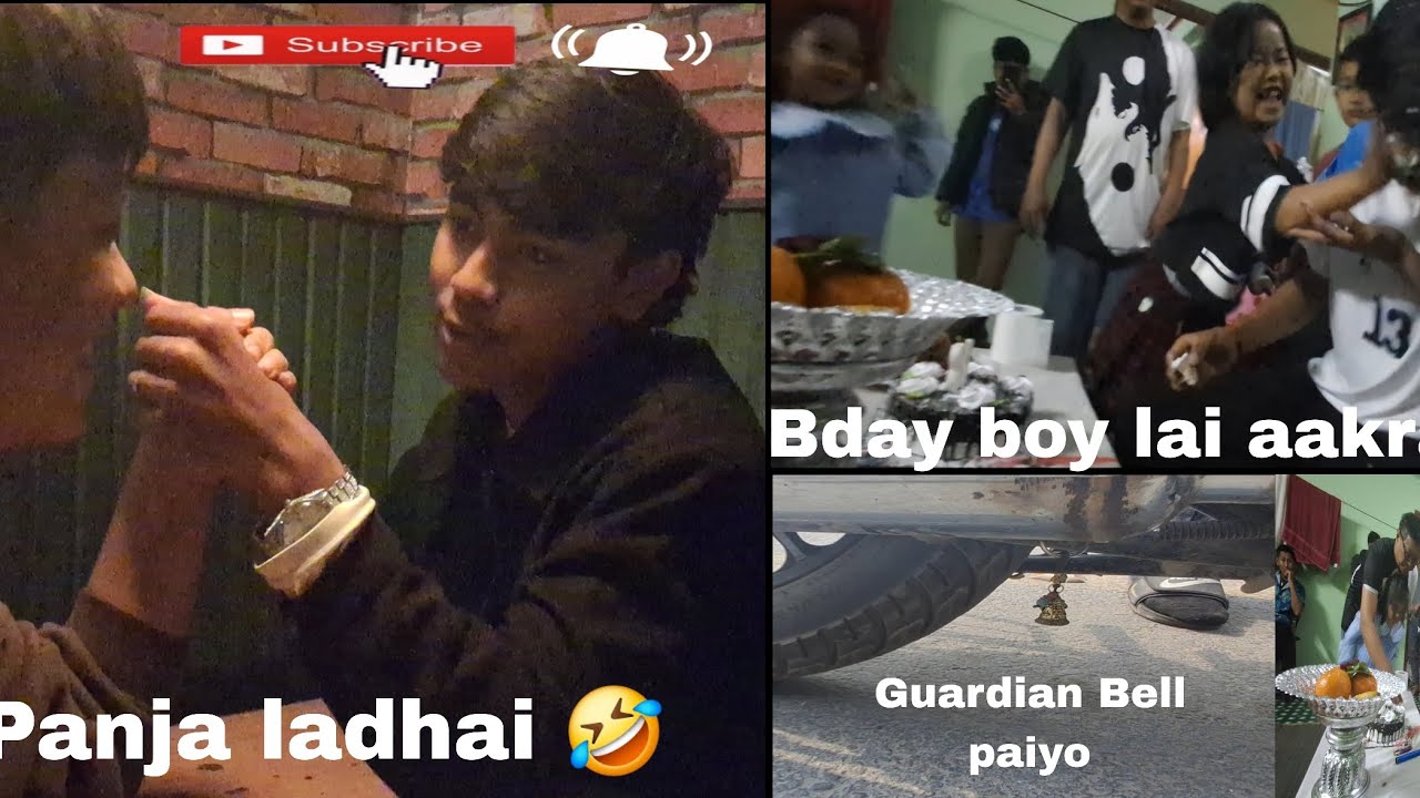 Kta haru ko phanja ladhai ||Sathy ko bday tira... #goviral #vlog #pluckyboiez
