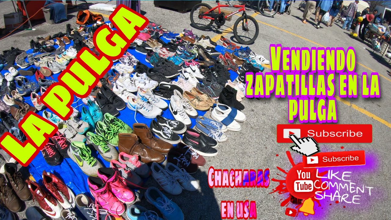 VENDIENDO TENIS 👟 👟 O ZAPATILLAS EN LA PULGA/FLEA MARKET