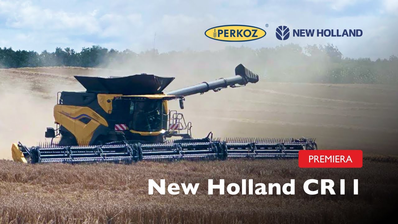 Kombajn New Holland CR11 - wyższy poziom żniw 🌾