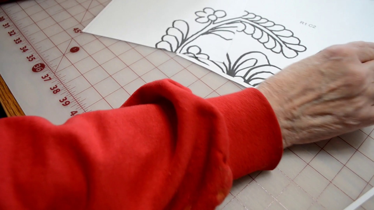 Whole Cloth Row by Row - Row 1 -  Pt 1