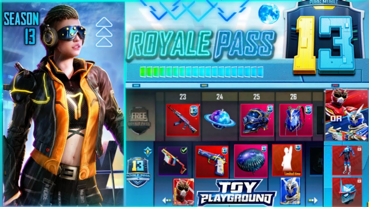 PUBG MOBILE SEASON 13 NEW LEAKS OF ROYAL PASS - S13 100 RP | SEASON 13 ROYALE PASS REWARDS OF PUBG