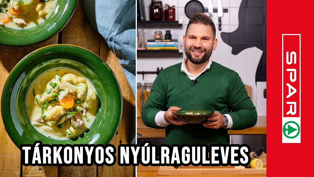 Rácz Jenő -  Tárkonyos nyúlraguleves krumpligombóccal