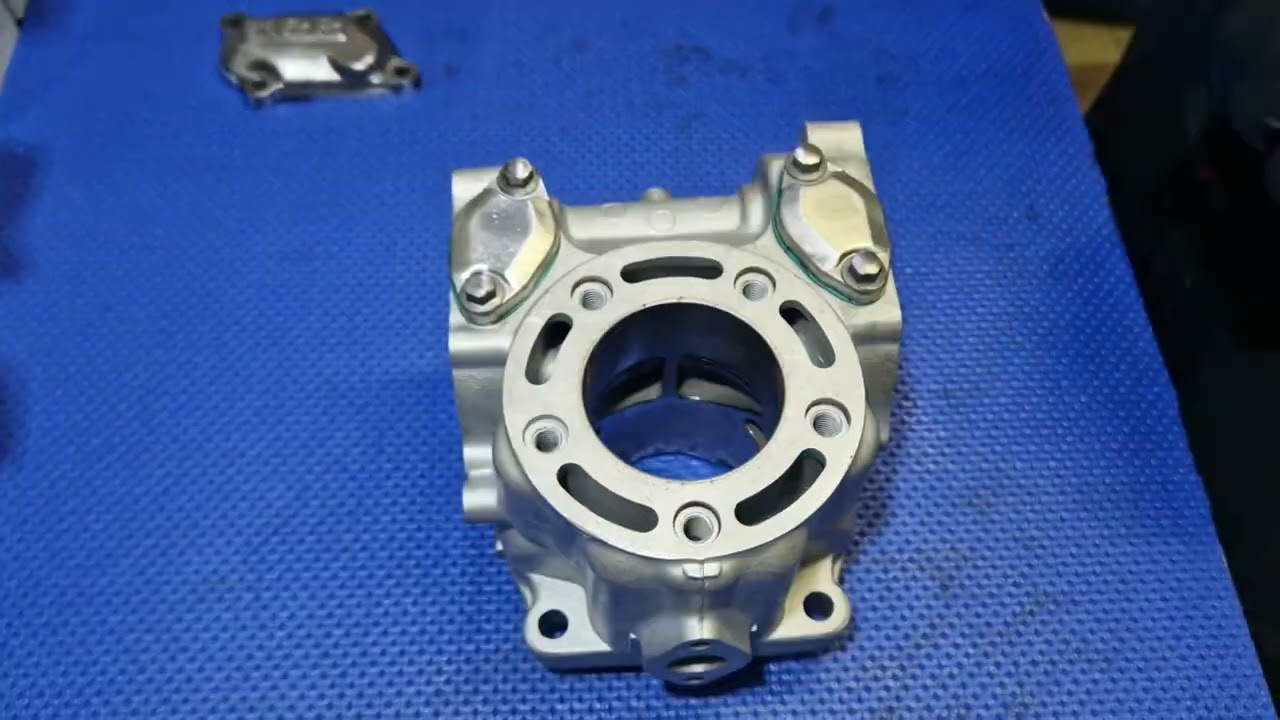 HONDA CR 125 HPP  montaggio valvole cilindro rapporto di compressione e squish - PARTE 3